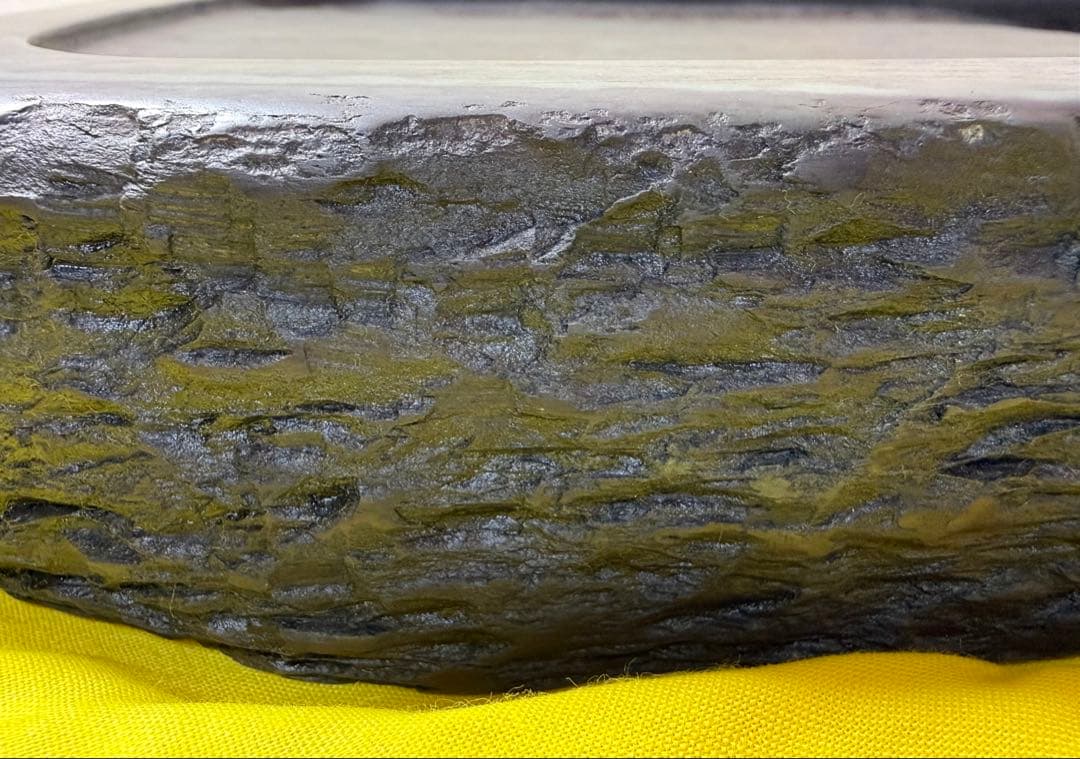 未使用 箱付き 赤間硯 赤間紫金石 昭竜山作 大型