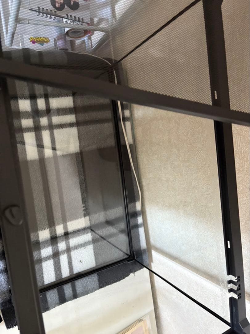 爬虫類 ケージ 飼育ケース 両開きガラスケース