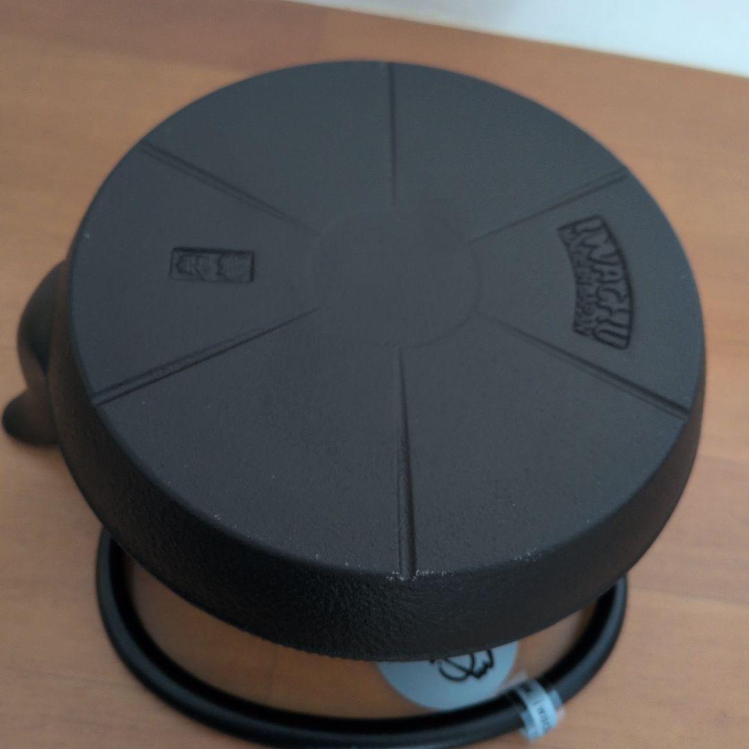 【新品未使用】南部鐵器 鉄瓶兼用急須 5型新アラレ IH対応650ｍｌ釜敷アラレ