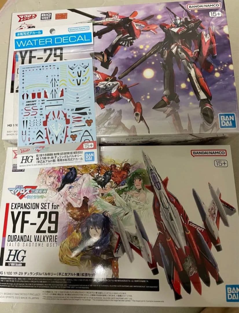 YF-29 デュランダルバルキリー & 拡張セット&水転写デカール