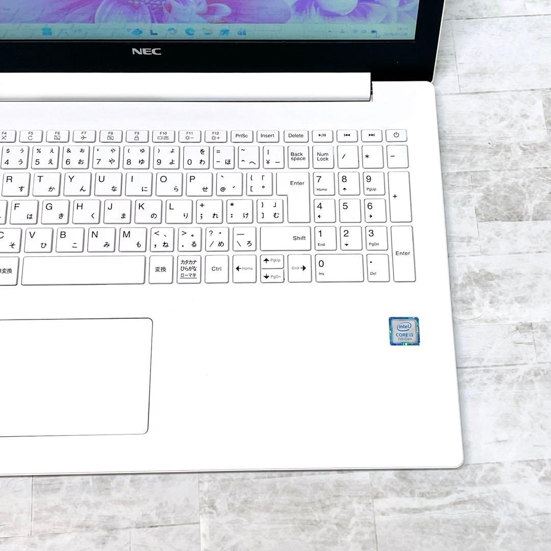 SSD512GB✨大容量✨Win11 NEC ノートパソコン カメラ NEC