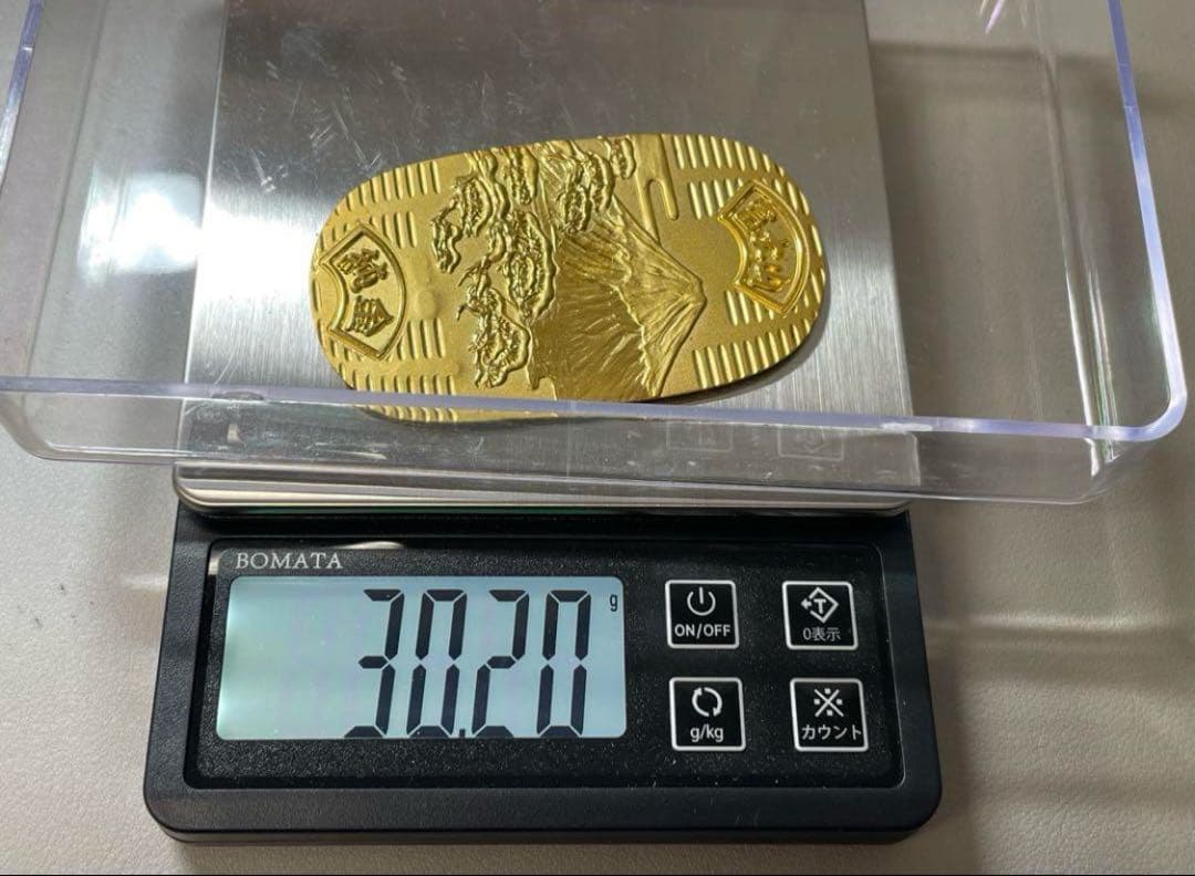 純金製富士山　小判　30g平成25年　世界文化遺産登録記念　光則作　レア