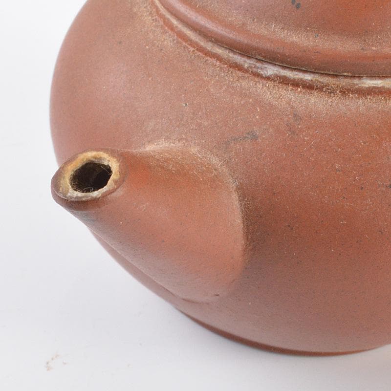 中国　荊渓恵孟臣製　紫砂　朱泥　急須　茶壷　C　R6379