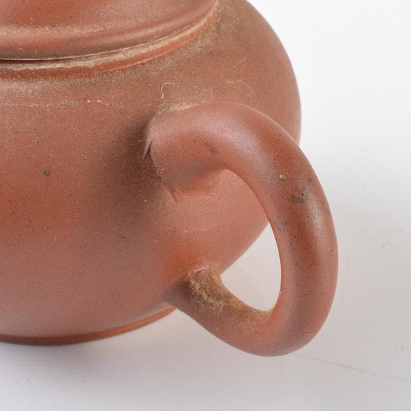 中国　荊渓恵孟臣製　紫砂　朱泥　急須　茶壷　C　R6379