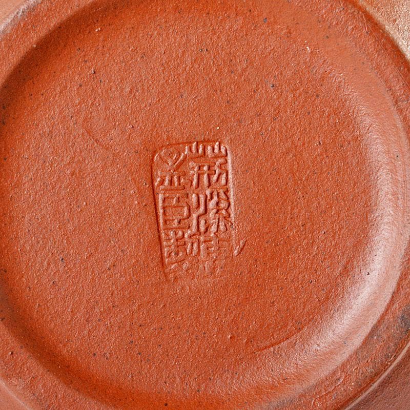 中国　荊渓恵孟臣製　紫砂　朱泥　急須　茶壷　C　R6379