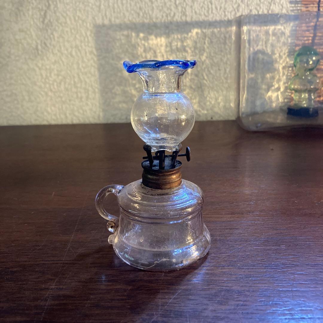 明治期　古い豆ランプ(訳有り)