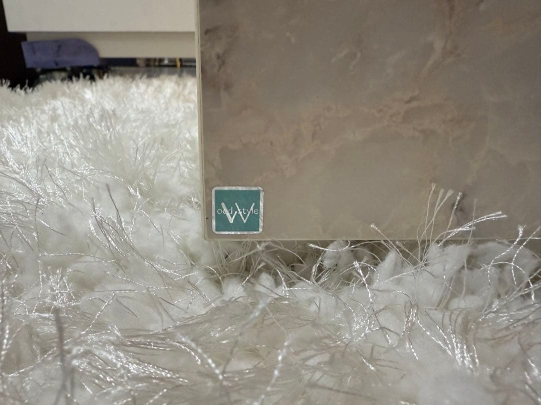 Wood style 大理石調サイドテーブル