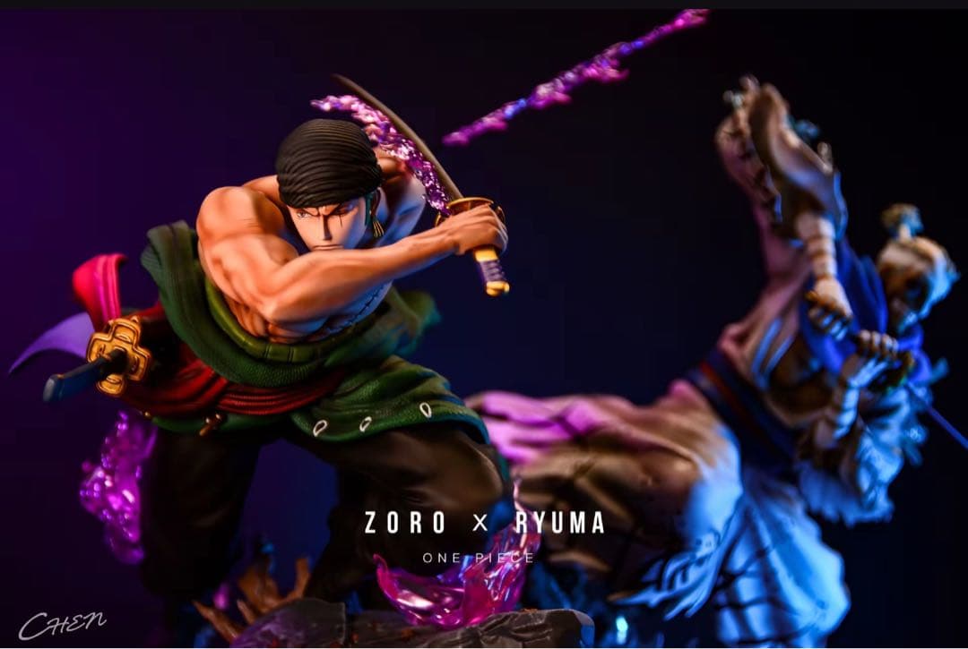 ワンピース ゾロ フィギュア ガレージキット 塗装済み品1/8pop サイズ