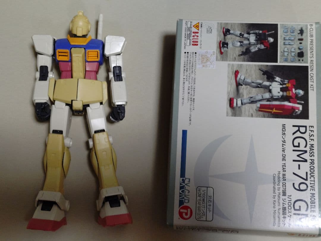 MGガンダムVer.ONE YEAR WAR0079用　ジム改造パーツ組立途中品