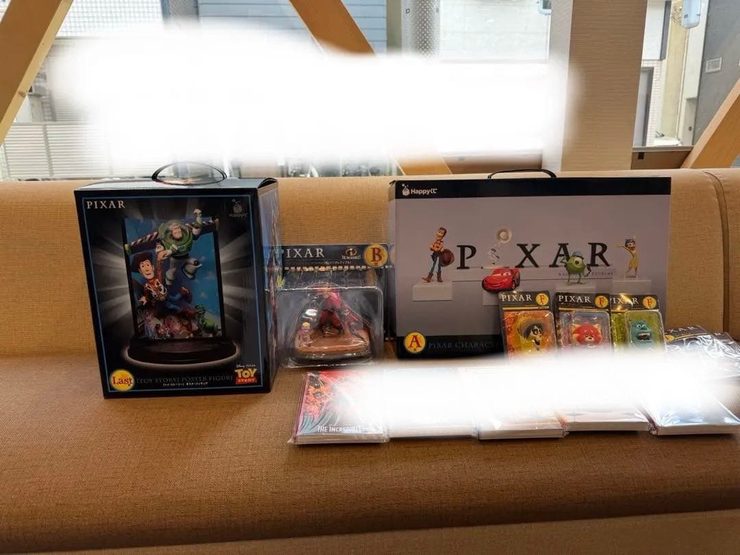 【未開封】ピクサーくじ　A賞　B賞　ラスト賞　ヘッドマグネット　他おまけ