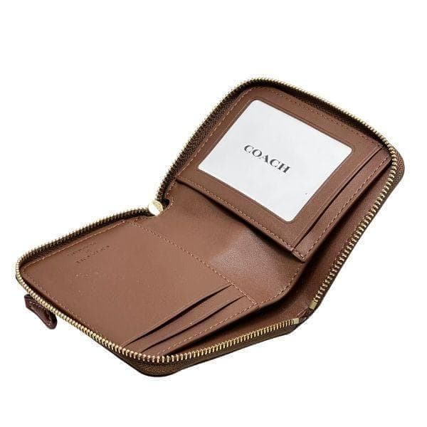 初売りコーチ二折 財布 ★COACH★スモール ジップ アラウンド.SNOOPY