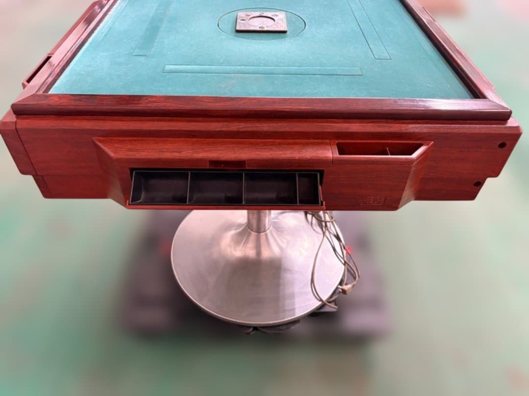 【無料配達】【動作品】 全自動麻雀卓　麻雀牌　点棒　点数箱　昭和レトロ