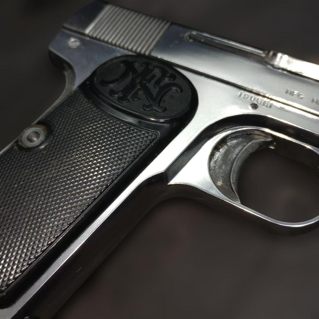 マルシン Browning M1910 モデルガン　シルバーABS　中古