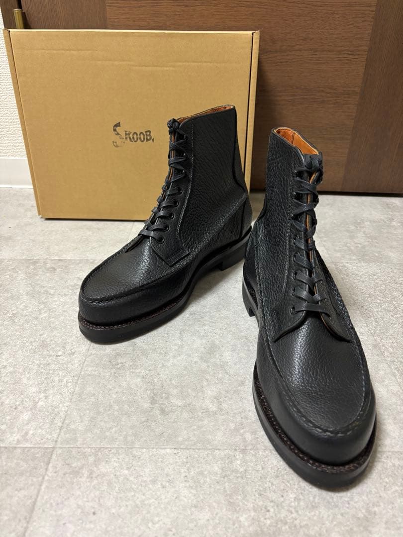【新品】SKOOB SKB-005 WHOLE MOCCASIN LACE-UP