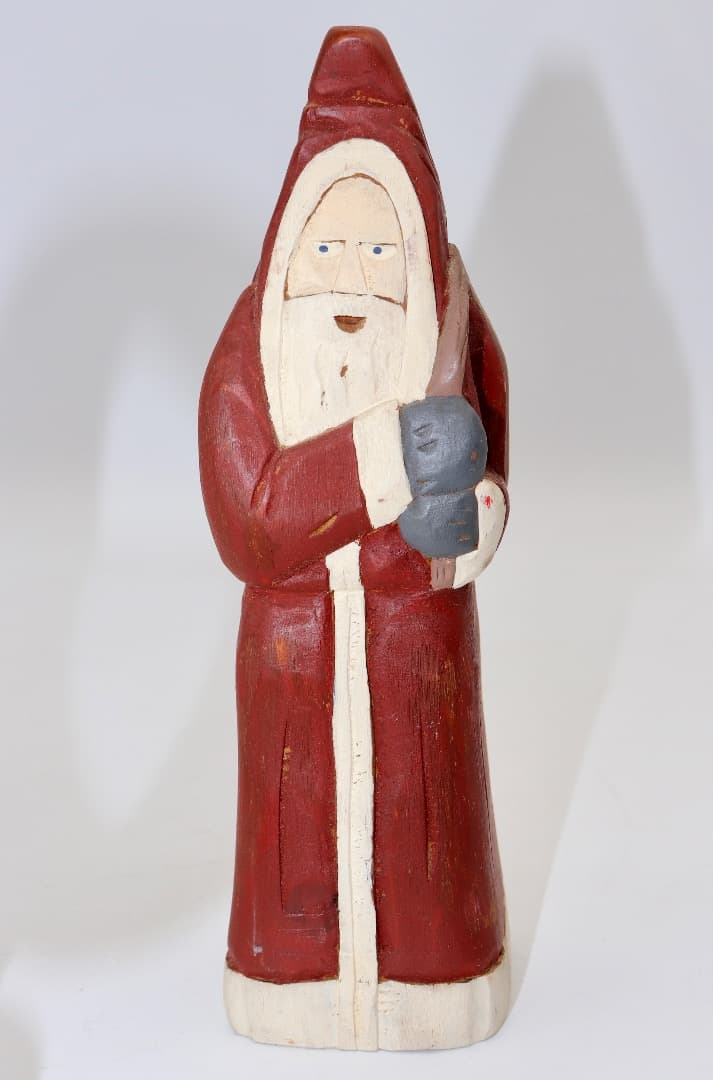 アメリカン・フォークアート、ウルフクリーク製木製3体+1体セット USA製