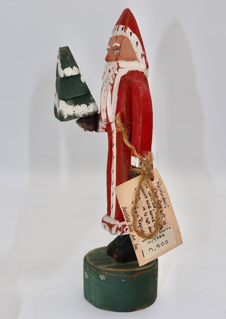 アメリカン・フォークアート、ウルフクリーク製木製3体+1体セット USA製