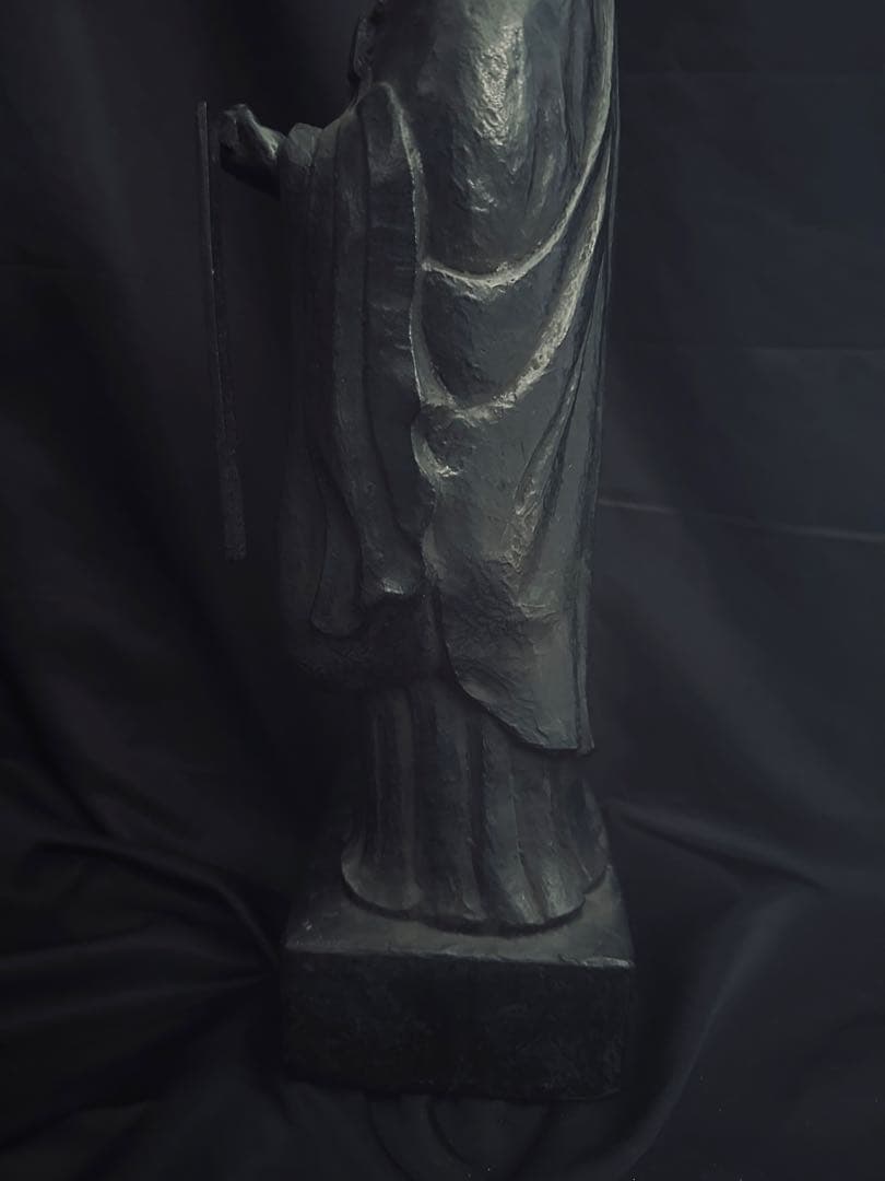 聖徳太子 銅製 像 高さ53cm 板坂辰治氏作/アンティーク