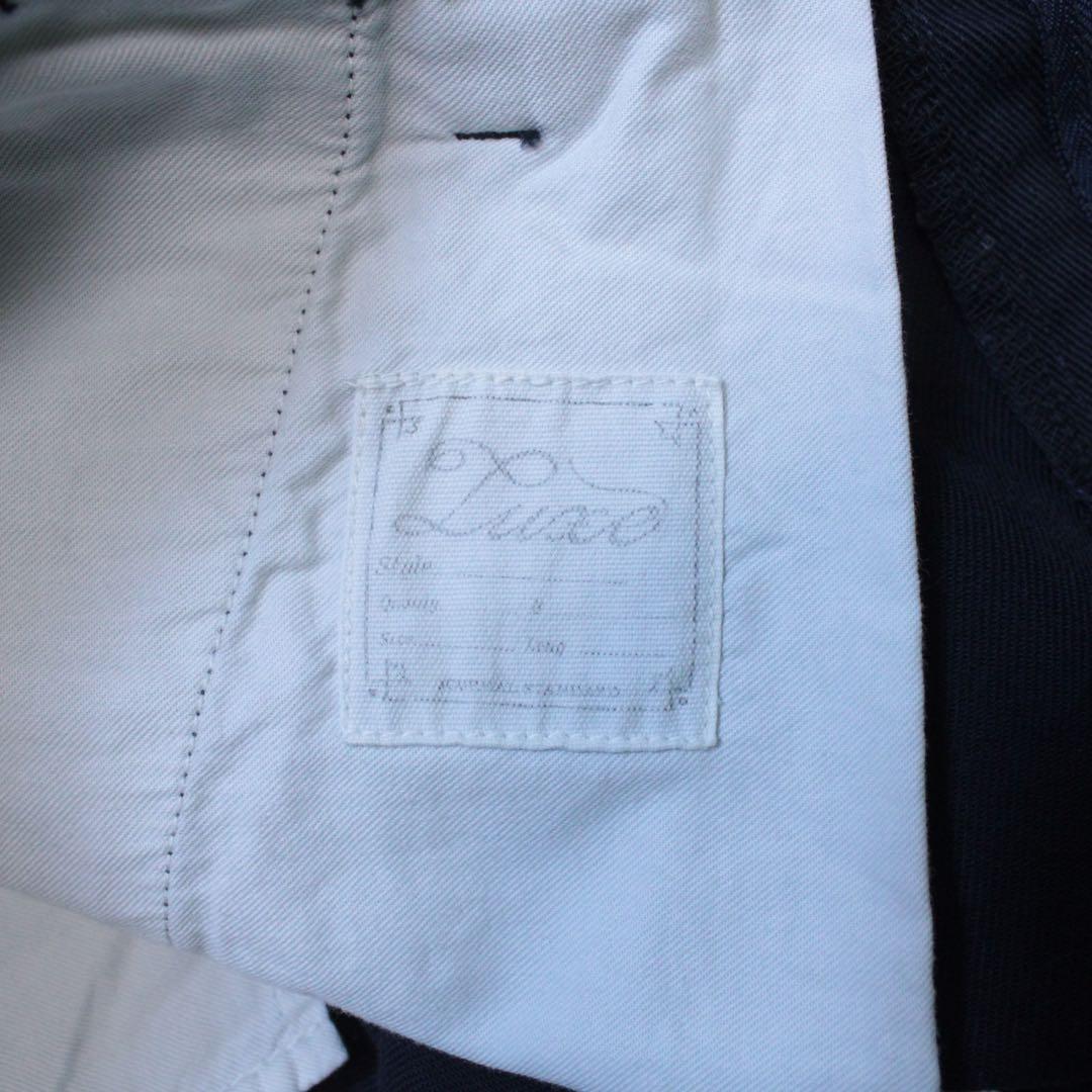 希少 ジャーナルスタンダードラックス ムラチノ ビックタック パンツ ネイビー