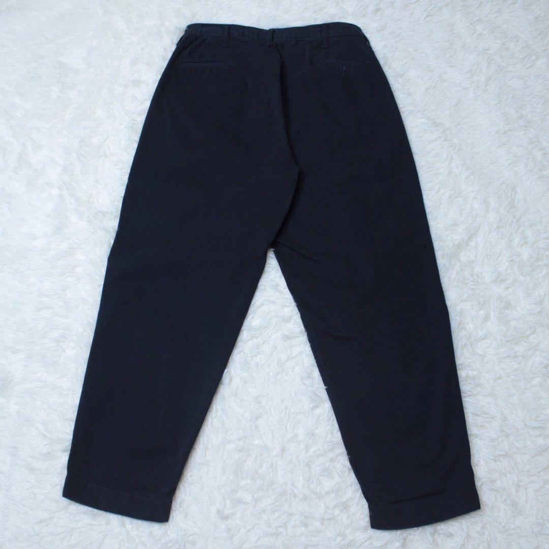 希少 ジャーナルスタンダードラックス ムラチノ ビックタック パンツ ネイビー