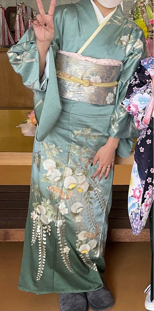 螺鈿 金彩 暈し 辻ヶ花 訪問着セット