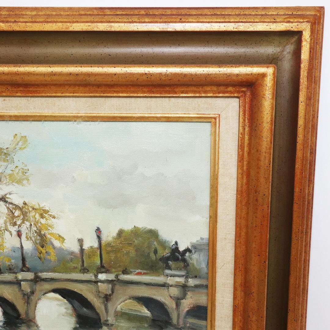 真作保証 5号 マルセル・マソン ポンヌフ パリの橋 F5