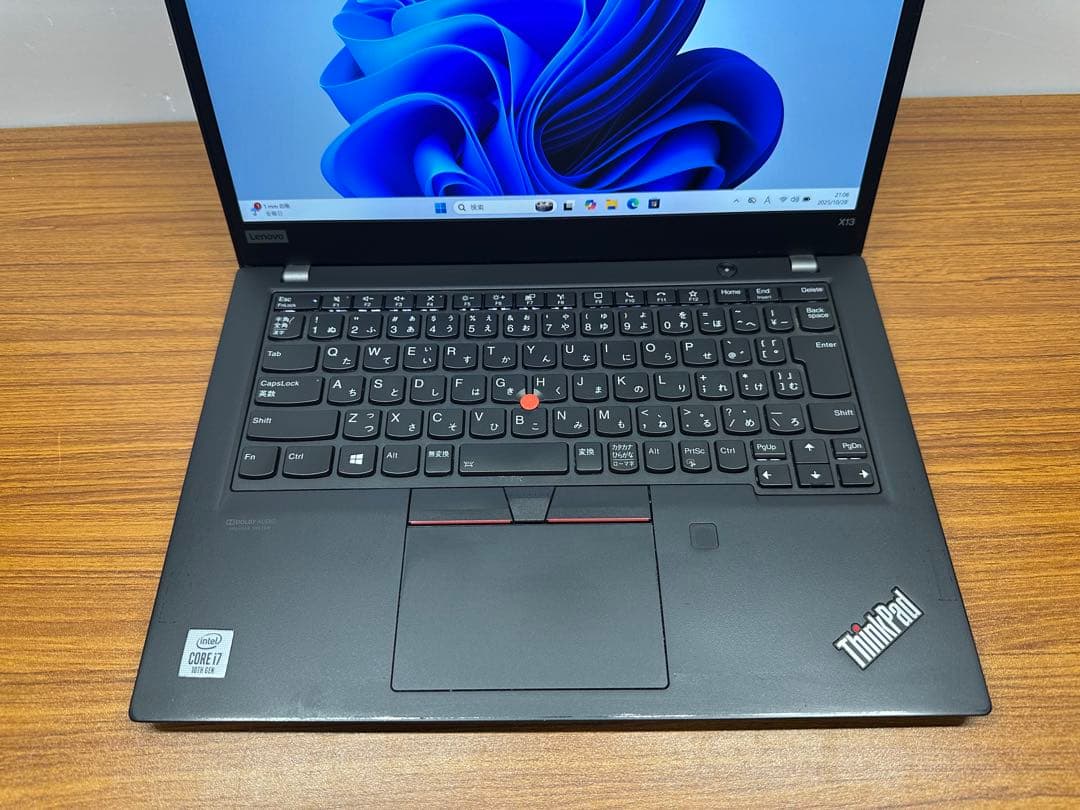Windowsノート本体 4.Thinkpad X13 i7-10510 32Gb 512Gb LTE