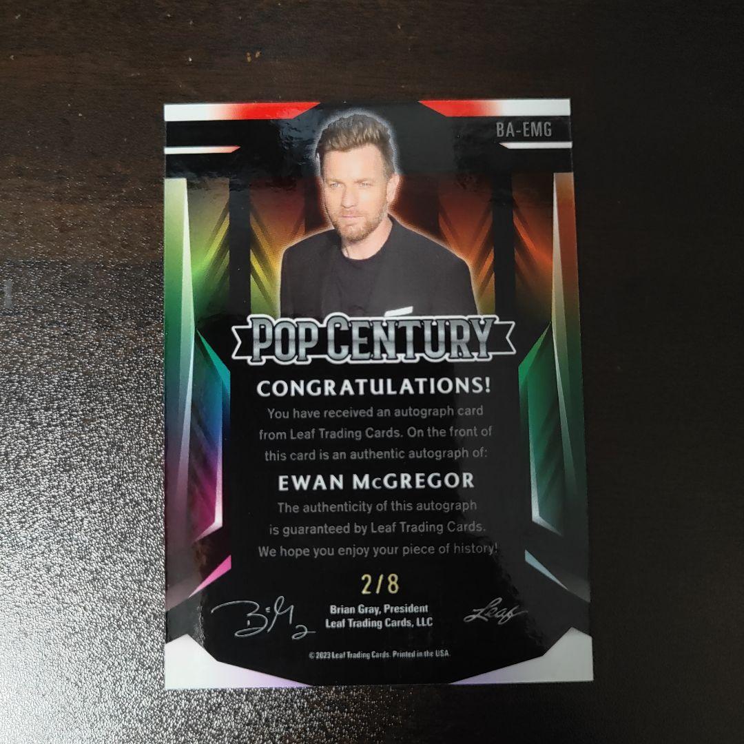 leaf pop century ユアンマクレガー　サインカード