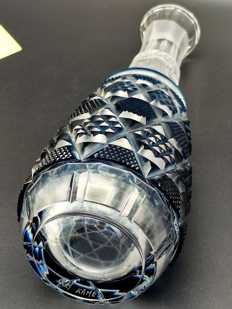 超希少品☆復刻薩摩切子 酒瓶（切子、江戸切子、薩摩切子）