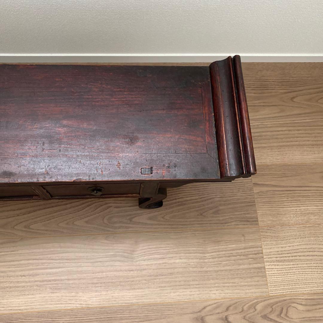 李朝家具　韓国アンティーク家具　机 書案　経床