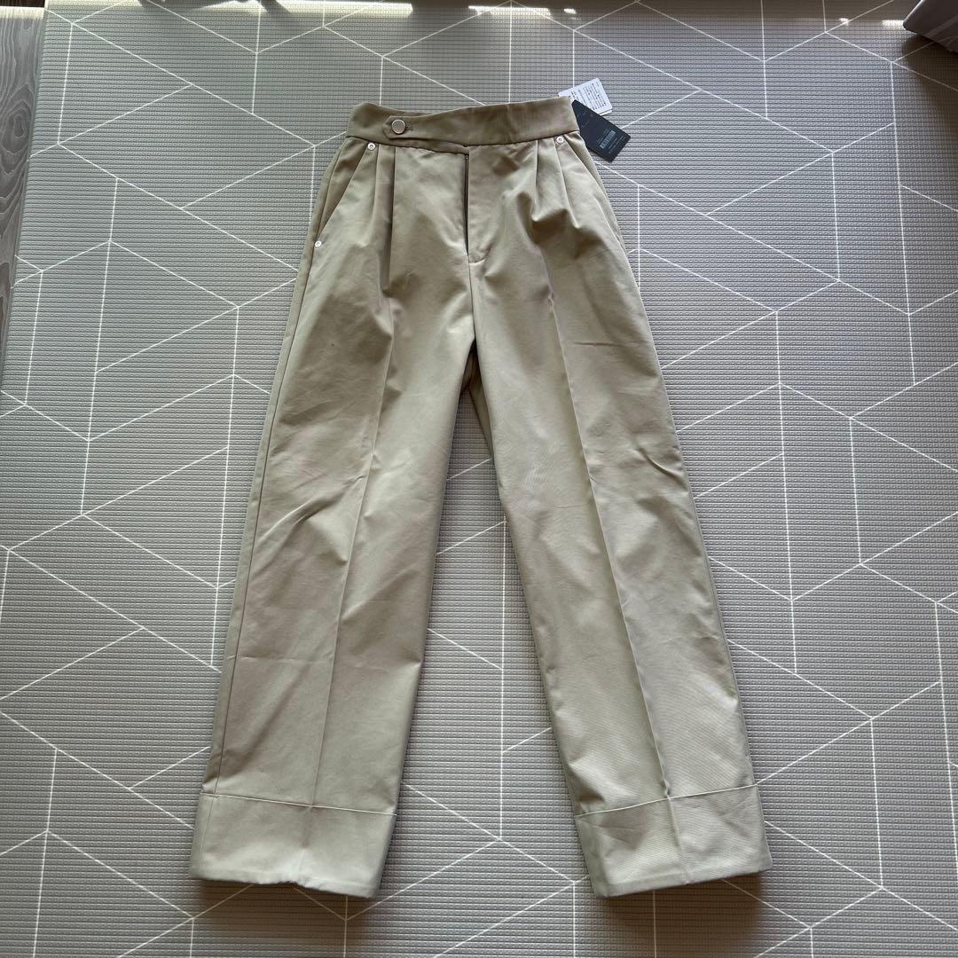 アニュアンス　ベルトデザインチノパンツ