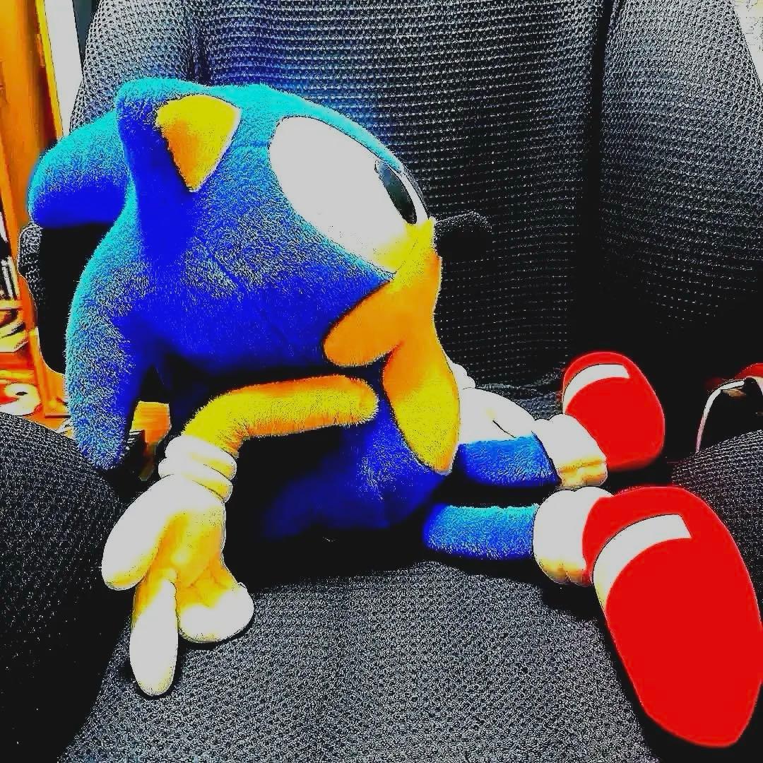 吉徳　セガ ソニック 特大70cm ぬいぐるみ