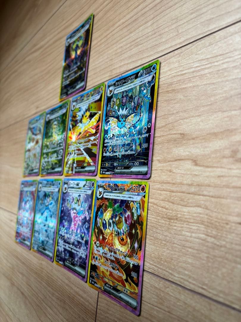 鹿目ポケモンカード 9枚セットテラスタルフェスex ブイズSAR