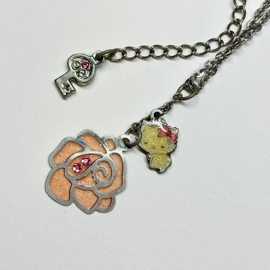 当日出荷　チャーミーキティ　2005年　ネックレス　ローズ　ハローキティ