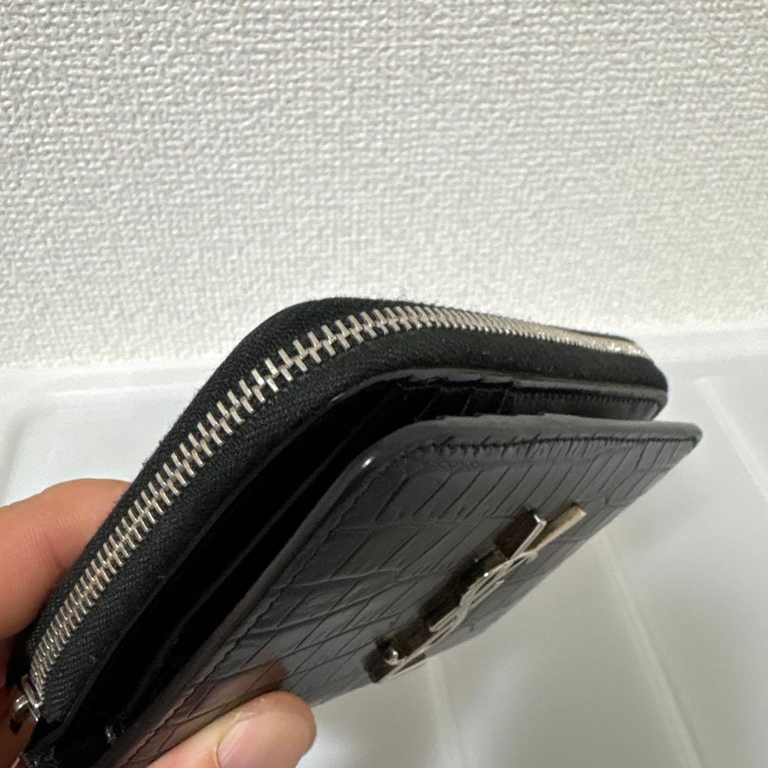 【極美品】SAINT LAURENT サンローラン 二つ折り財布 YSL