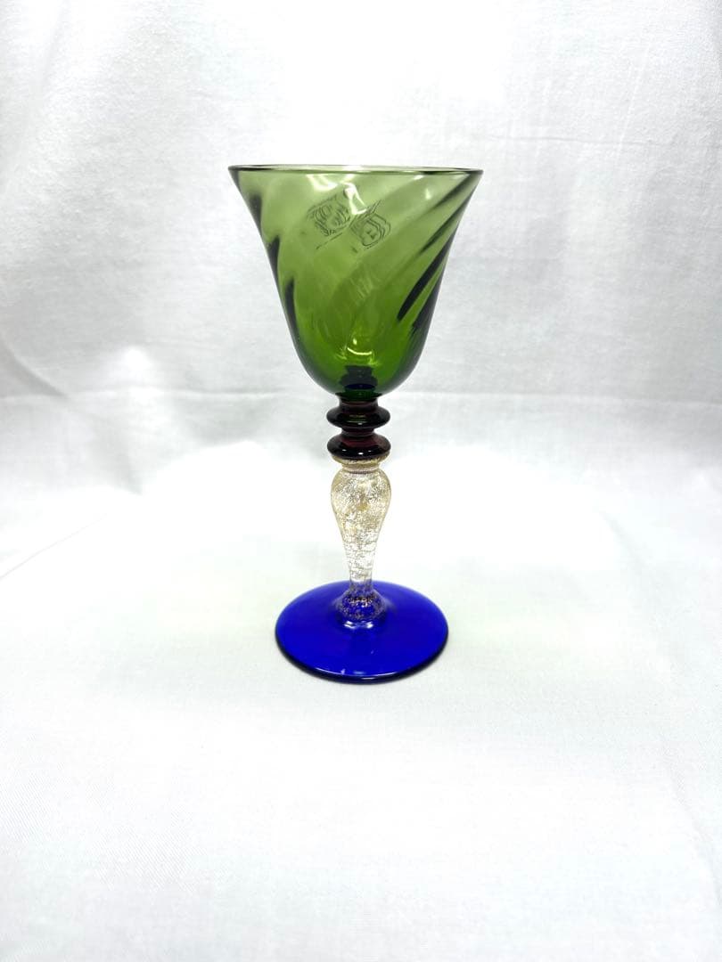 ベネチアングラスNason &Moretti 製ワイングラス