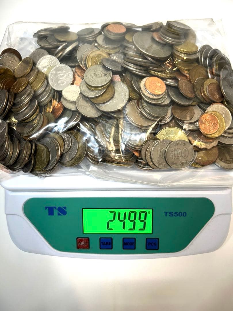 【約2.5kg】外国 外貨 大量 まとめ売り