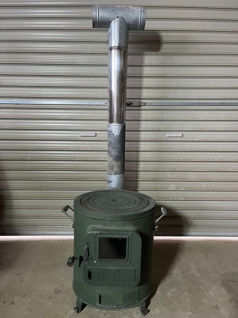 ◆ホンマ製作所◆クッキングストーブ◆薪ストーブ◆おまけ付◆ミリタリーグリーン◆