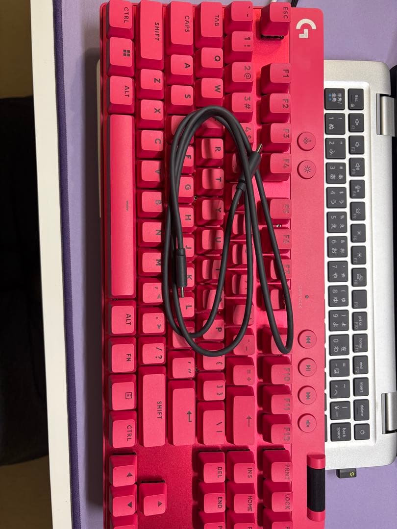 【美品】Logicool pro x tkl rapid マゼンタ ロジクール