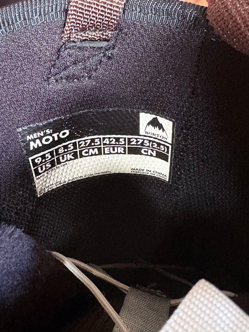 田*中様 BURTON MOTO スノーボードブーツ ホワイト/ブラウン