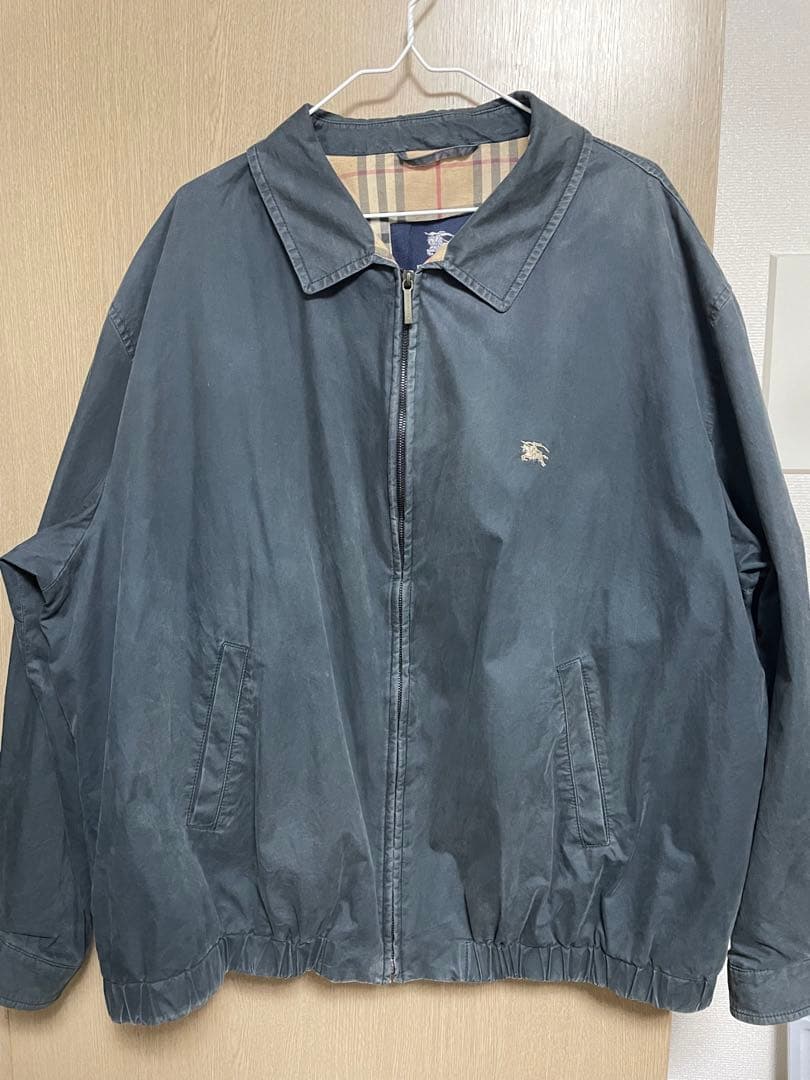 BURBERRY バーバリー　スイングトップ　ハリントンジャケット　ネイビー　紺