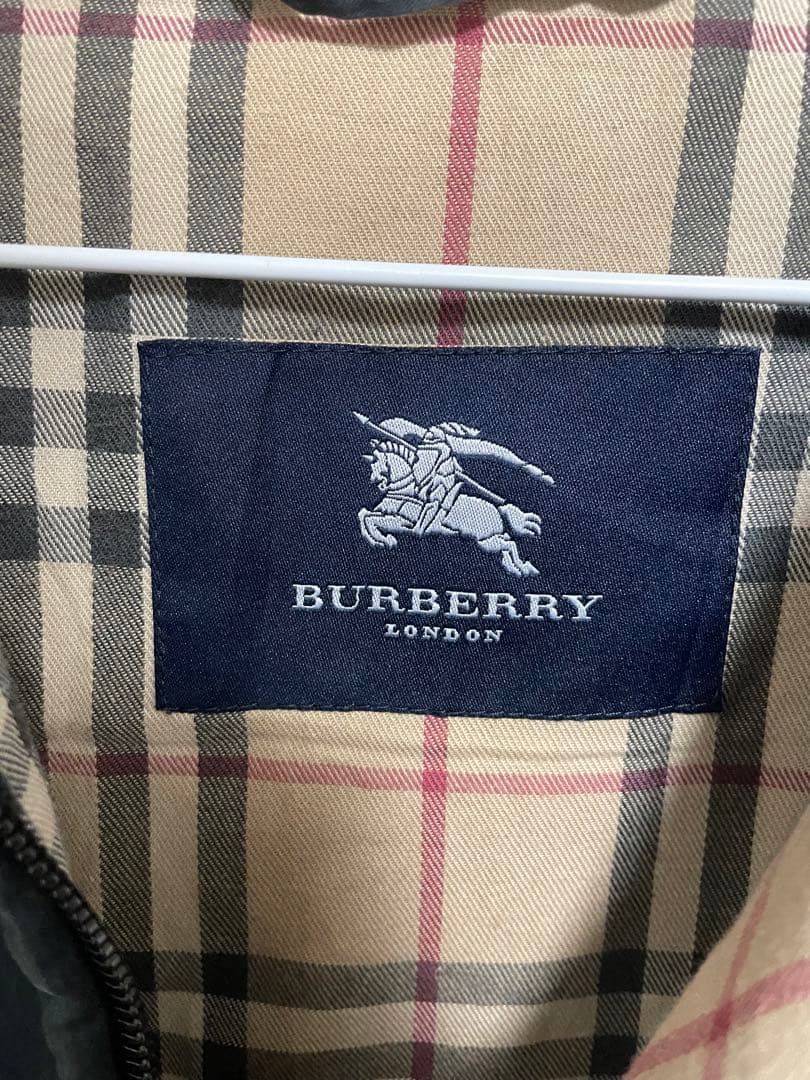 BURBERRY バーバリー　スイングトップ　ハリントンジャケット　ネイビー　紺