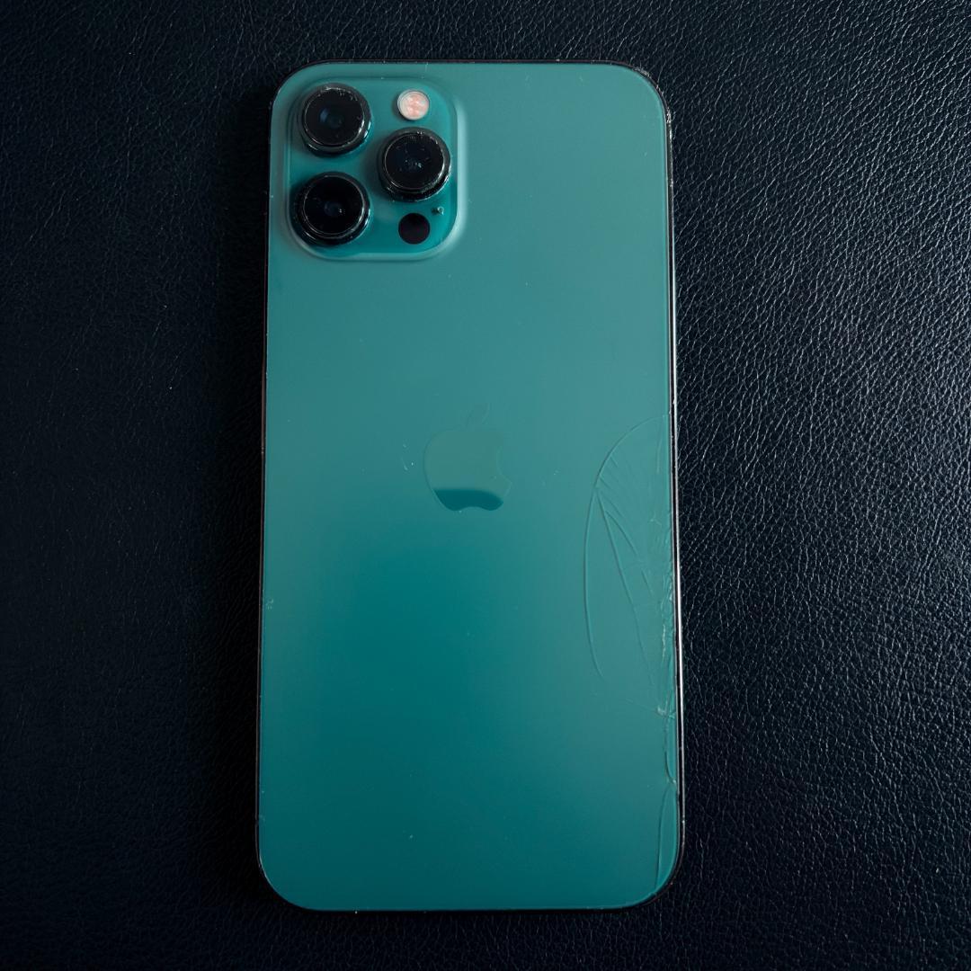 iPhone 12 Pro Max 256G スマホ本体中古　パシフィックブルー