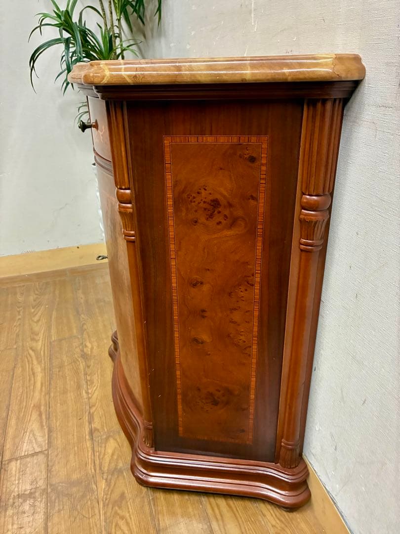 りっちゃん☆管379☆イタリア製☆象嵌細工☆サイドボード☆天板大理石