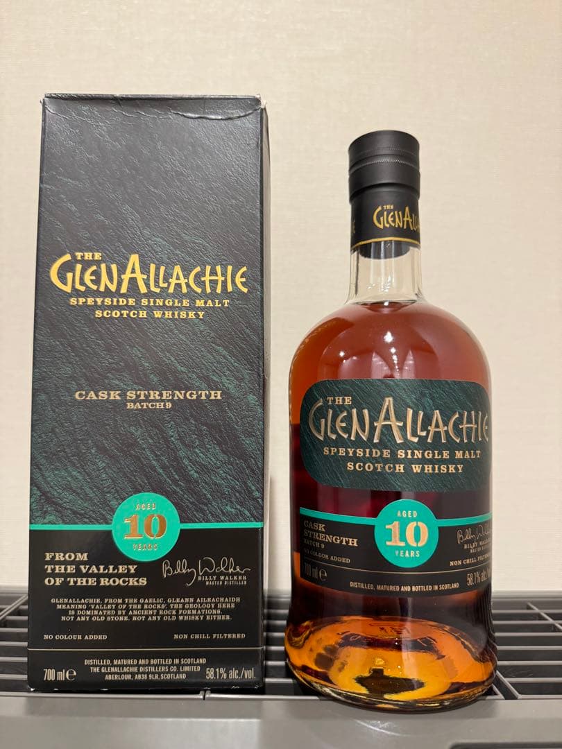 希少品　グレンアラヒー10年　カスクストレングス　バッチ5-9 5点セット