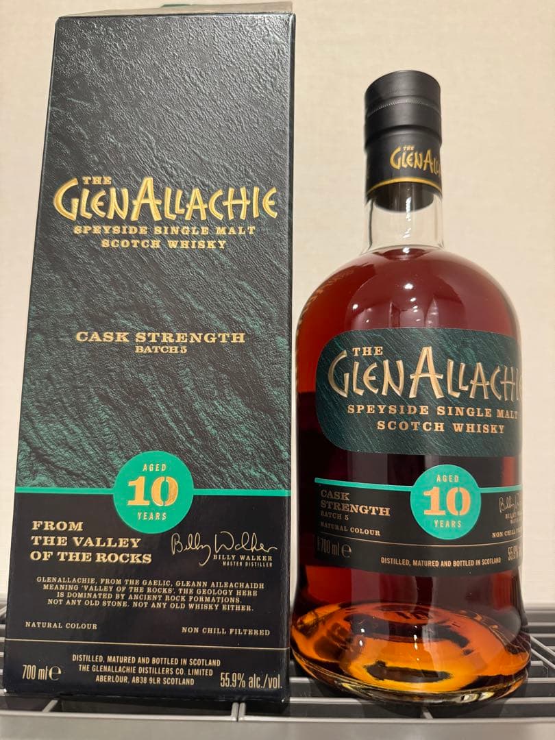 希少品　グレンアラヒー10年　カスクストレングス　バッチ5-9 5点セット