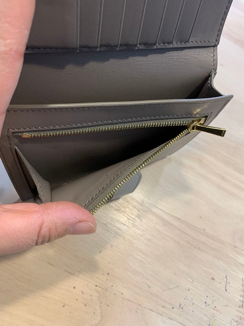 美品⭐︎CELINE セリーヌ　ミディアム ストラップウォレット　二つ折り財布