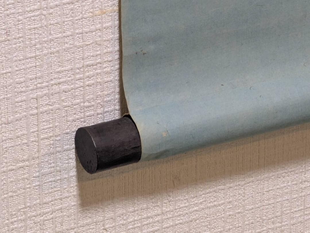 【真作】掛軸　花卉図　彩色花鳥掛軸　繊細な筆致と彩色の美　花鳥文人画　T16