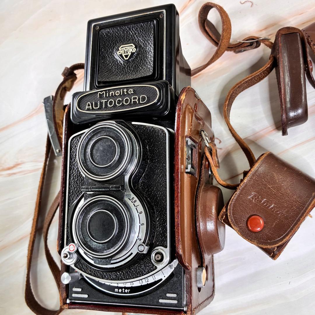 ミノルタ　オートコード　二眼レフカメラ　レンズキャップ ジャンク