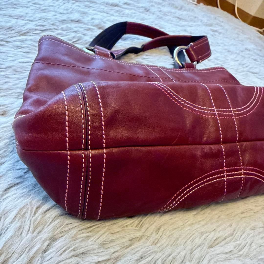 コーチ　⭐︎ coach ソーホー　オールレザー　ハンドバッグ