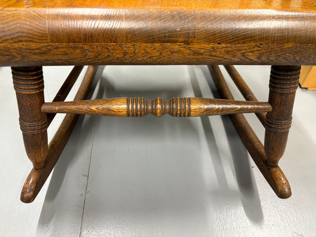 ヴィンテージ ロッキングチェア 飛騨産業 キツツキマーク 旧ロゴ